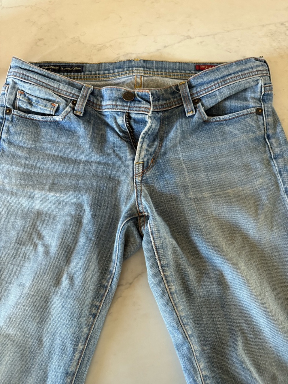 Citizens Of Humanity Light Blue Boot Cut Jeans